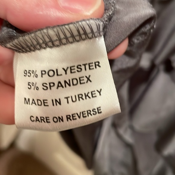 Metallic Silver Ruffle Dress - Picture 5 of 6